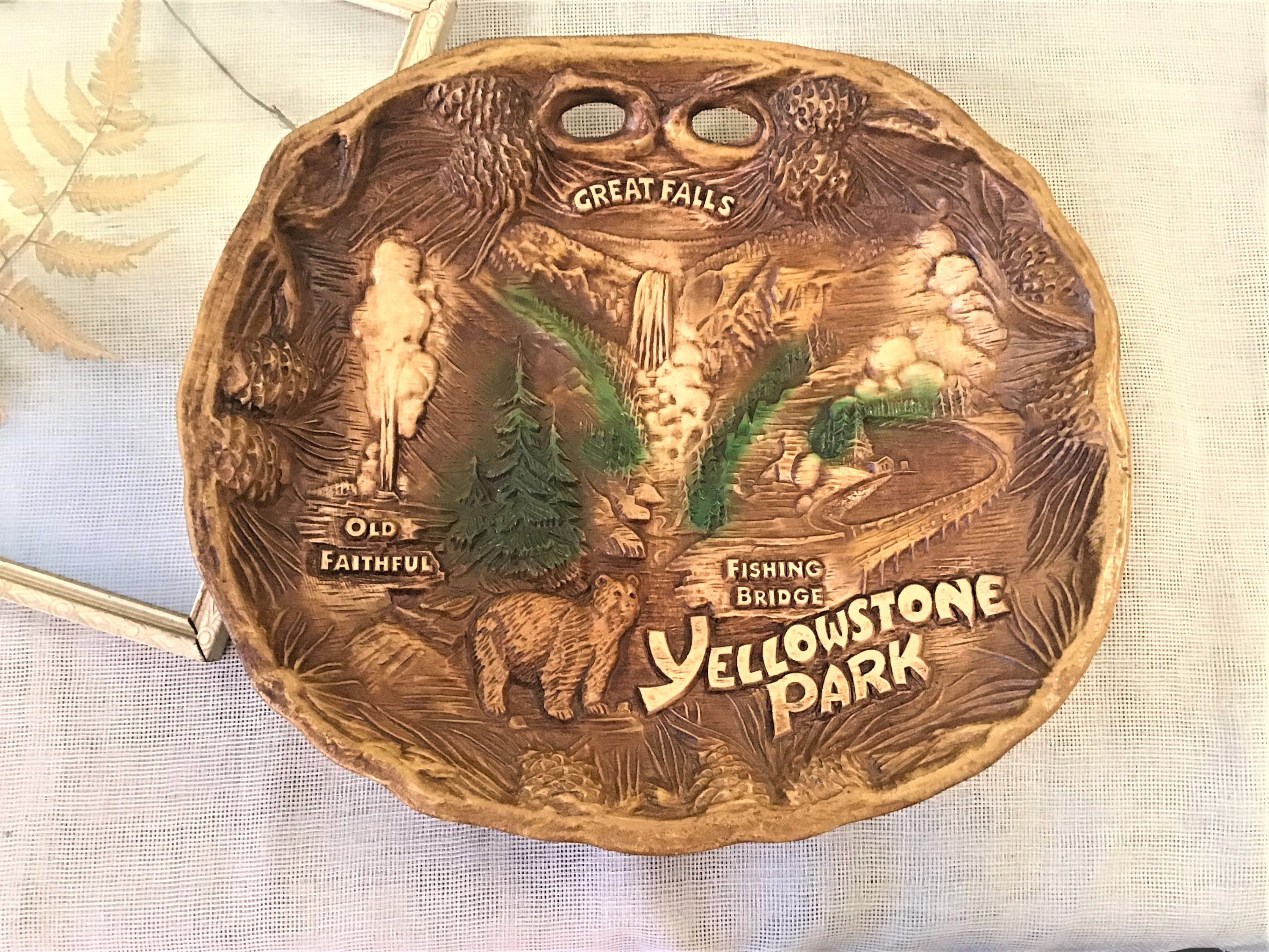 Souvenir Plate Yellowstone cabin decor Etsy