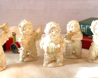 Snowbabies Set of 8 Christmas Figurines Winter Hand Painted