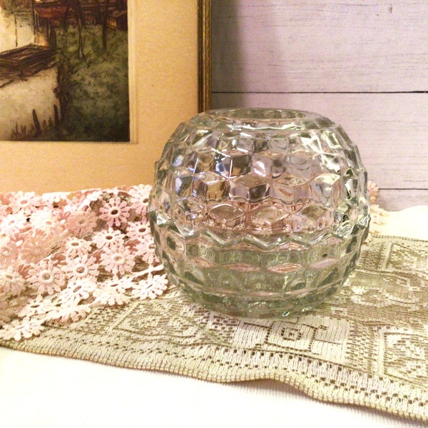 Homco Fairy Lamp, geometric design