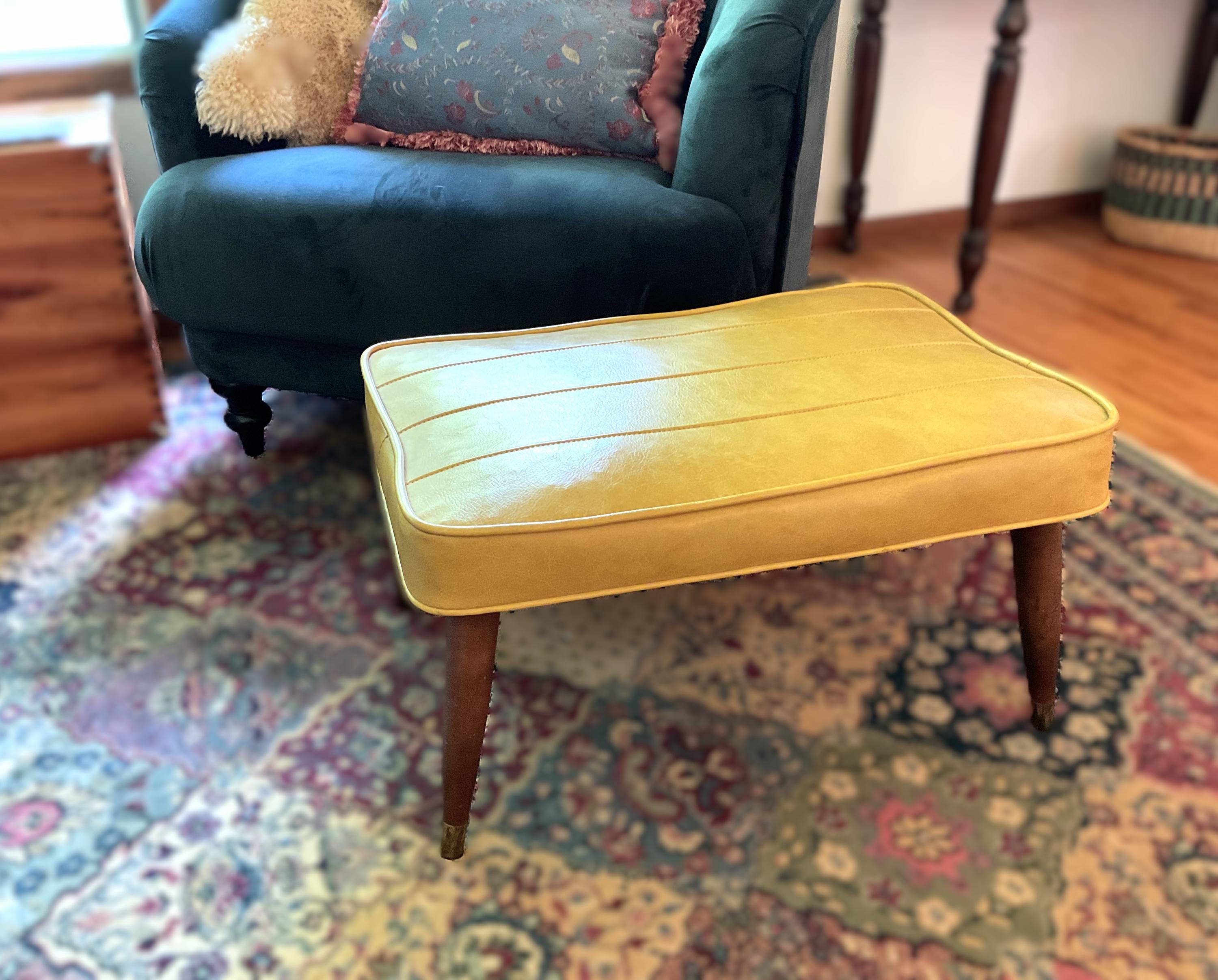 60’s Germany vintage ottoman 1960s Ottoman - Etsy