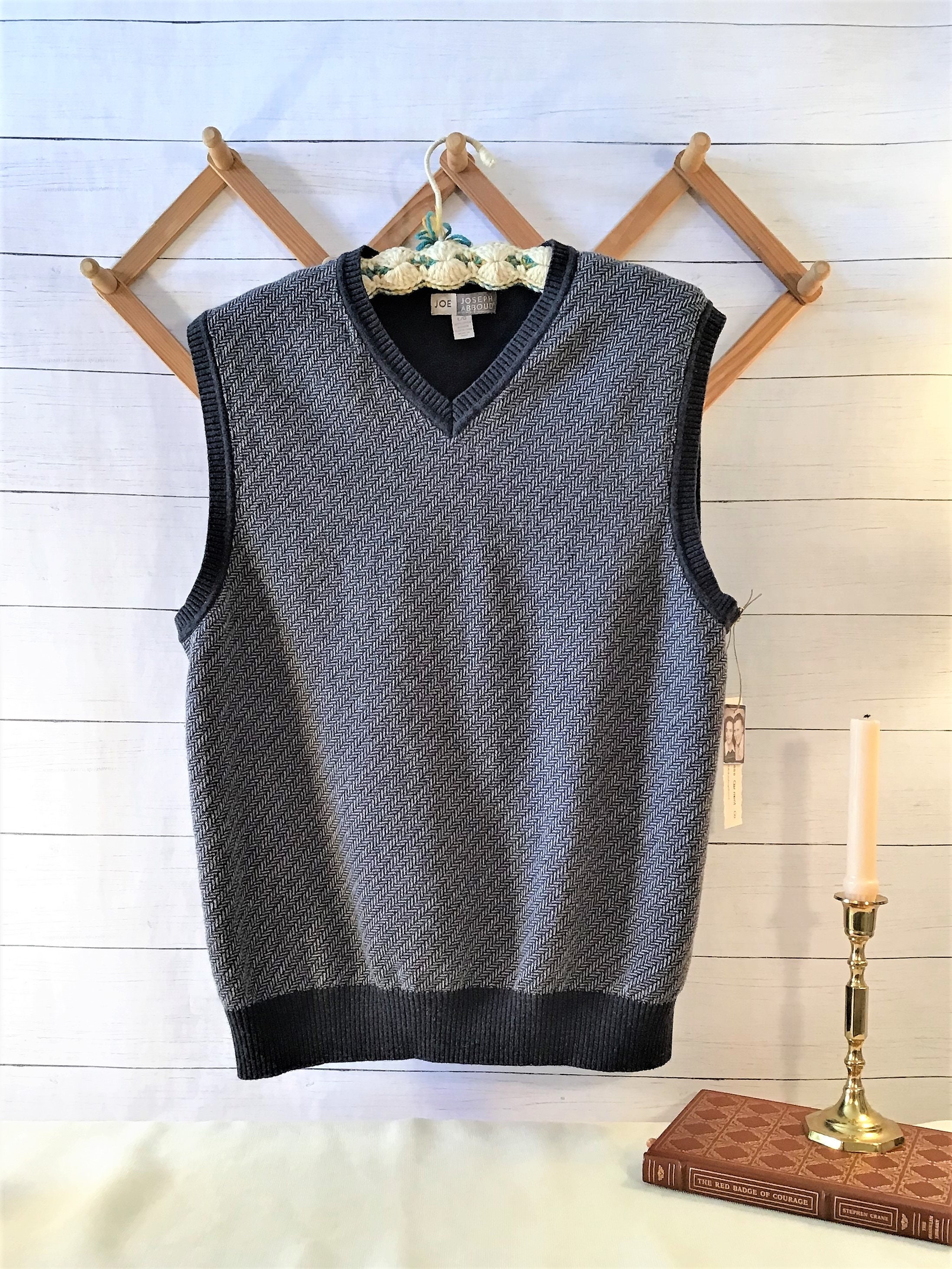 Men's Joe Joseph Abboud Sweater Vest Sz 