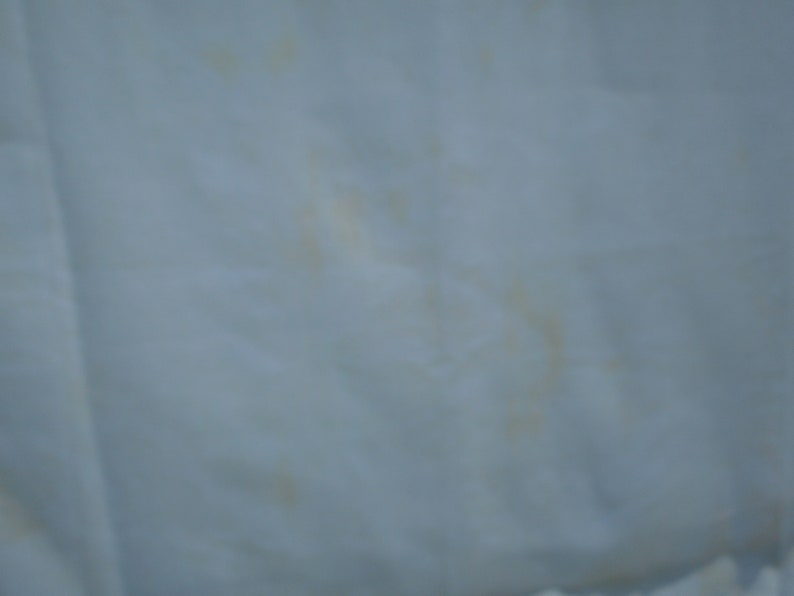 dust blue rose trim Vintage Damask Tablecloth