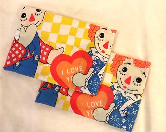 Raggedy Ann & Andy Bed Pillowcases