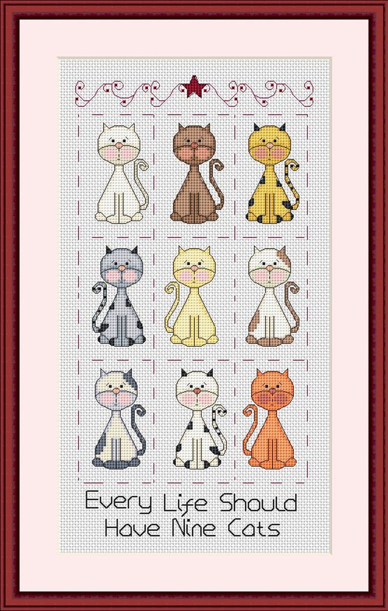 Cross Stitch Color Chart