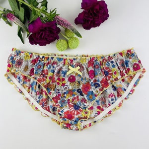 Women&#39;s bloomer panties in silky cotton voile &quot;Eugénie&quot;