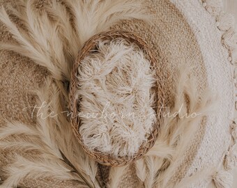 HUGE 5 pack Boho Newborn Digital Backdrop for Photography - digital boho nest - digital newborn - feather digital - natural digital image