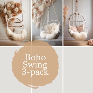 Newborn swing digital backdrop for photographers - Maternity swing - newborn digital backdrop - newborn composite swing - neutral background