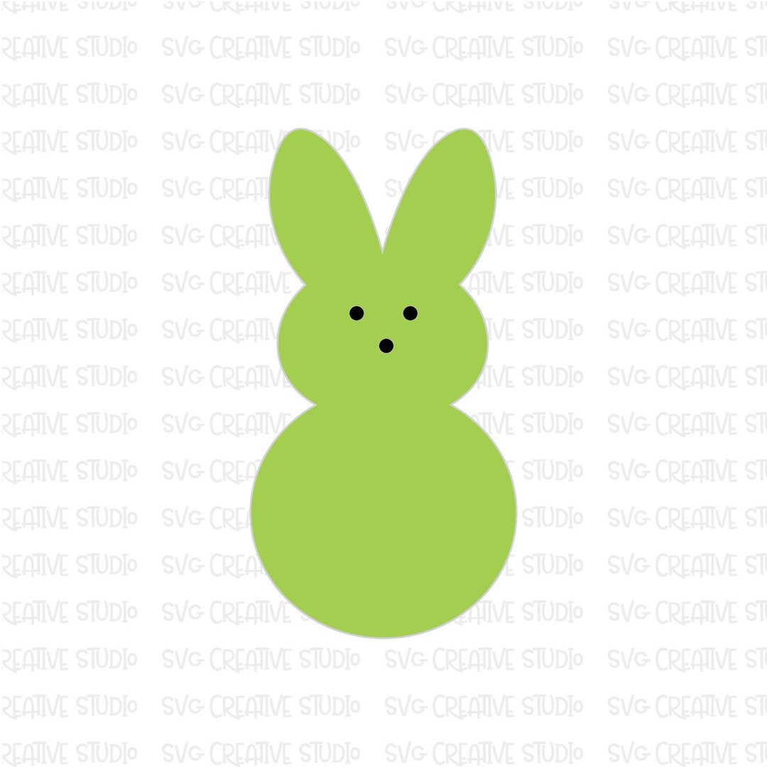 Easter Bunny Cutting File SVG Clip Art Dxf Eps Ai Pdf Png Jpg Cut Files ...