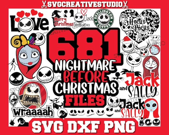 Download Jack Skellington Svg Nightmare Before Christmas Svg Jack Etsy