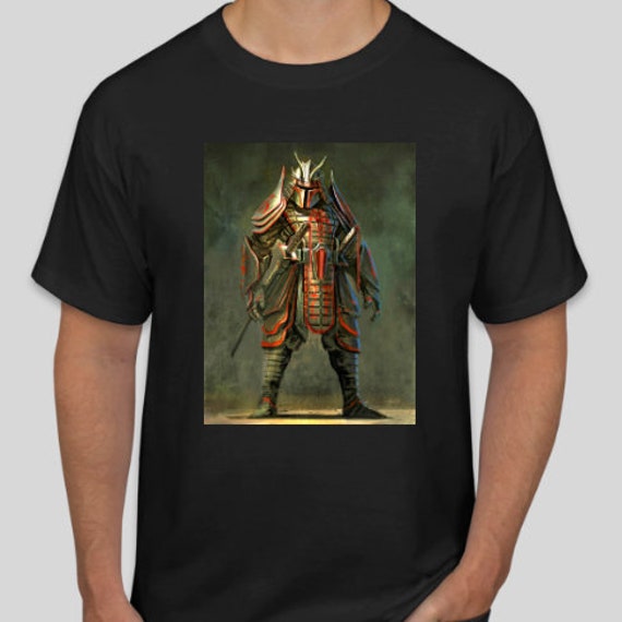 T-SHIRT - Samurai Boba Fett Mandalorian - Etsy
