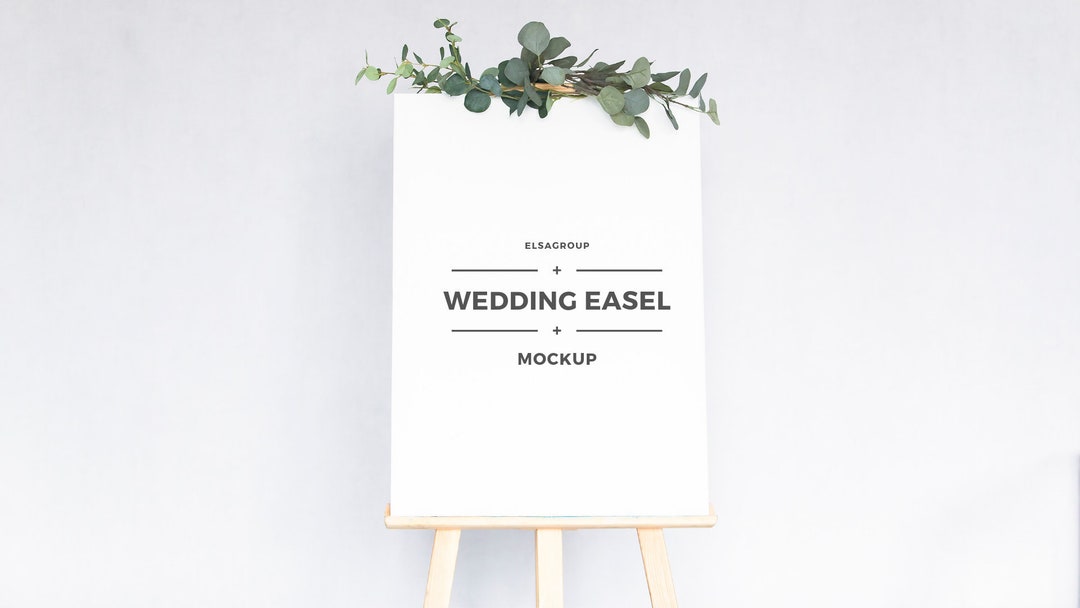 Wedding Mockup/ Wedding Sign Mockup/ Stock Photography/ Wedding Easel By  The Makers Market