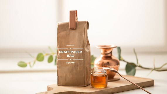 Download Wedding Mockup Favour Bag Mockup Kraft Paper Bag Mockup Gift Etsy