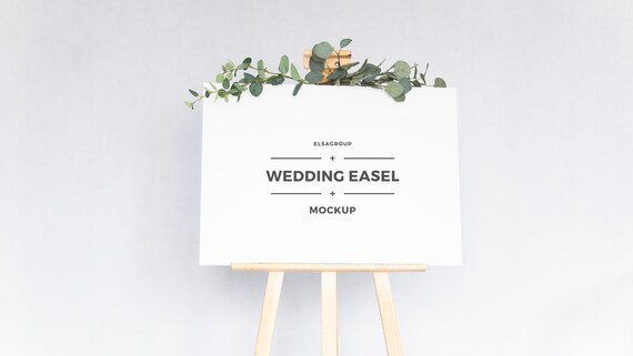 Download Wedding Easel Mockup Sign Mockup Poster Mockup Welcome Sign Etsy