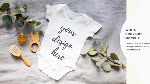 baby mockup baby bodysuit mockup flat lay mockup| white onesie mockup Easter Onesie Mockup baby onesie mockup Infant onesie mockup