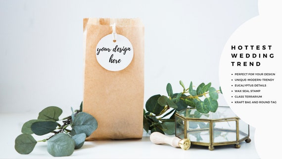 Download Wedding Mockup Gift Tag Mockup Box Mockup Kraft Tag Mockup Etsy