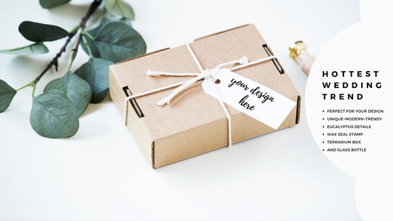 Download Wedding Mockup Gift Tag Mockup Box Mockup Tag Mockup Kraft Etsy