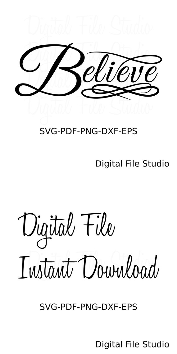 Believe Svg Farmhouse Style Svg Cut File Farmhouse Christmas Etsy