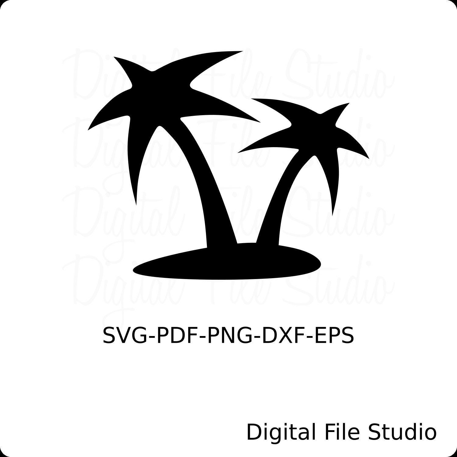 Download Beach Life Svg Palm Tree Svg Files For Cutting Machines Etsy