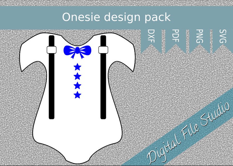 Download SVG bow tie for onesie design pack Silhouette Cricut Cameo ...