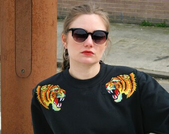 Tiger Sweater - Etsy UK