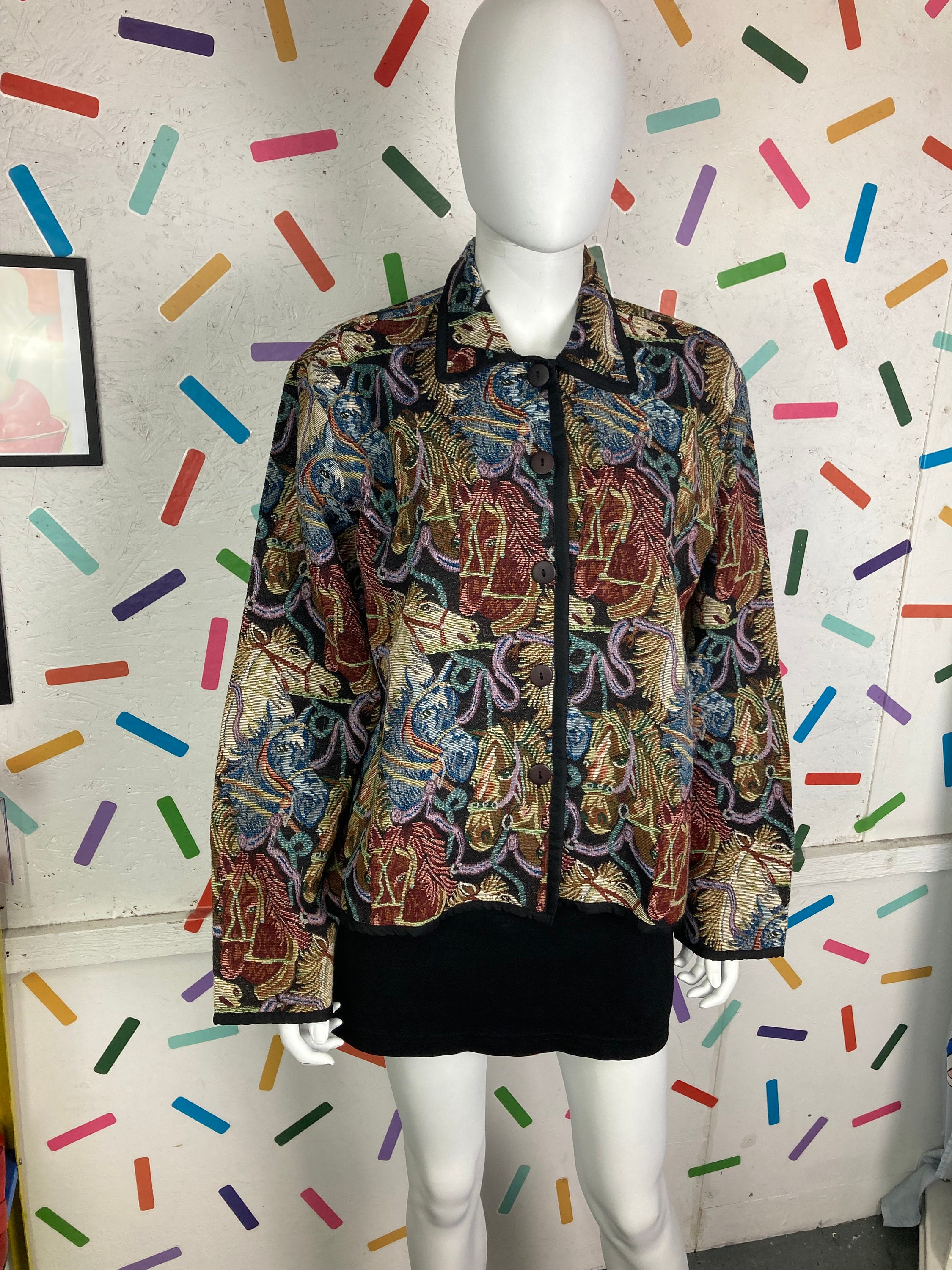 Padded Tapestry Bomber