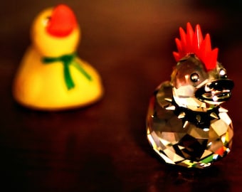 Two Duck Figurines Photo Print