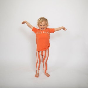 STRIPED LEGGINGS image 1