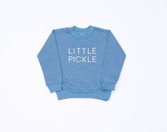 Little Pickle Blue Sweatshirt