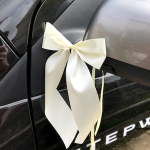 Wedding car decoration, Satin bow tie/car decoration/wedding car decoration/wedding car bow tie/bow tie satin/Satin knot/loop/décor Pâques