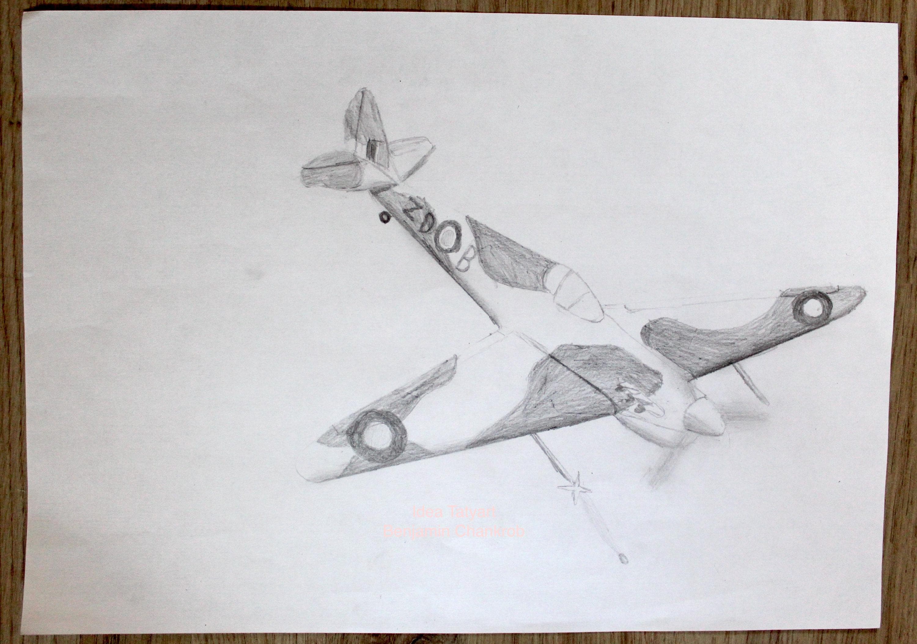 鉛筆画 飛行機 アート作品 飛行機の鉛筆画 - Etsy 日本
