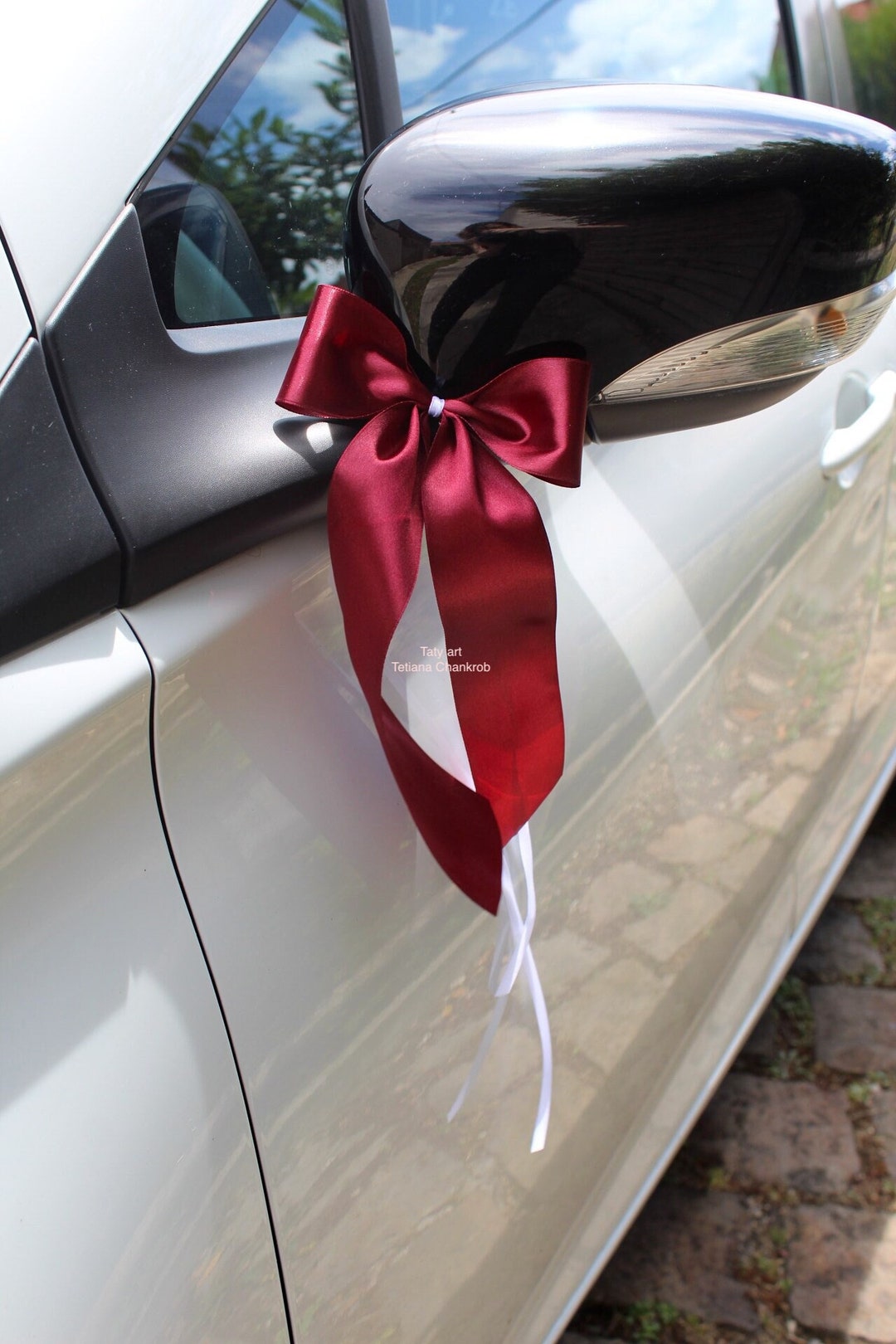 Wedding Car Decoration,satin Bow Tie/car Decoration/wedding Car ...
