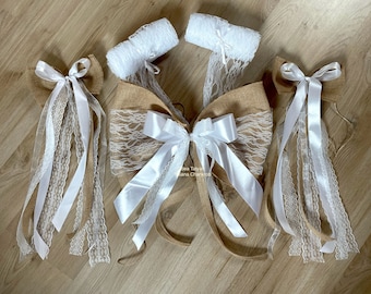 Conruich Palloncino per coppia di sposi, con scritta Mr and Mrs, decorazione per matrimonio, per auto, matrimonio, elio, coppia di sposi a forma di cuore, per fidanzamento, matrimonio, decorazione