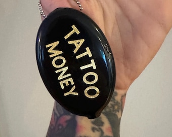 Tattoo Geld Retro Gummi Squeeze Geldbörse Schlüsselanhänger Silikon Münze Beutel Taschenanhänger