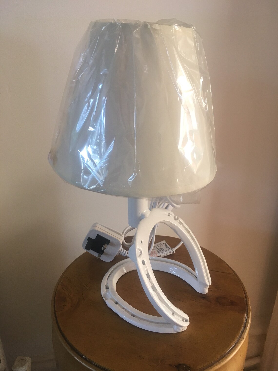 Horseshoe Lamp. Table Lamp . Authentic. Genuine. Real Etsy