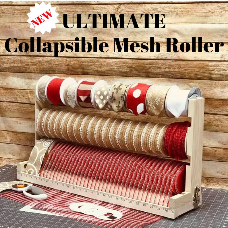 Ultimate Collapsible Mesh Roller, Triple Mesh Roller, Susie's Wreaths and Things Mesh Roller image 3