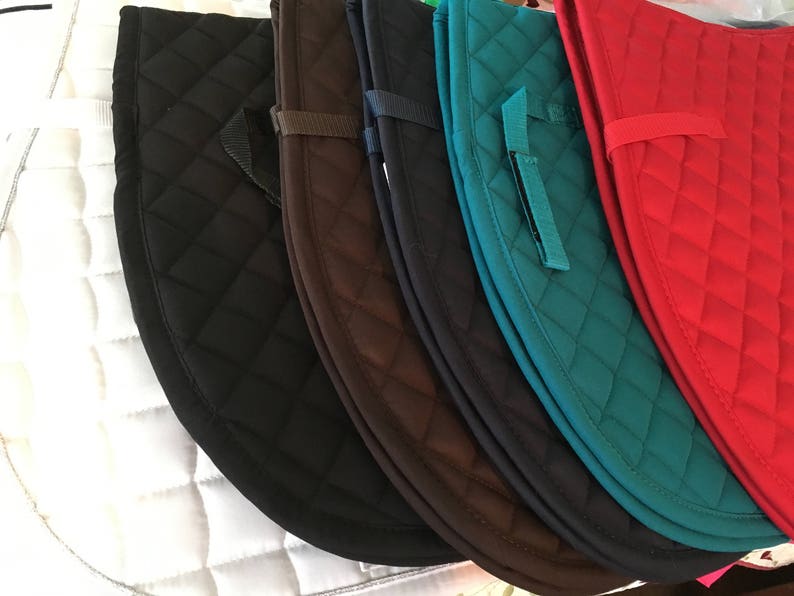 Custom Embroidered English Saddle Pad