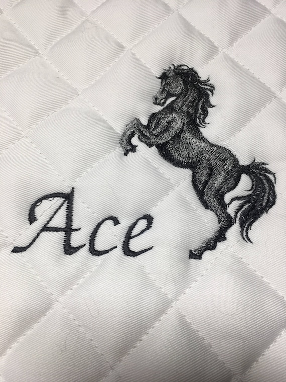 Personalized English Saddle Pad