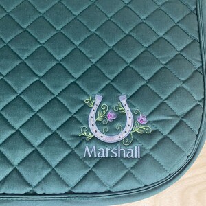 Horseshoe Design Saddle pad
