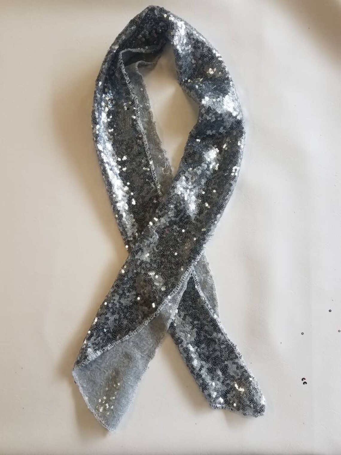 Shimmer Sequin Knit Scarf