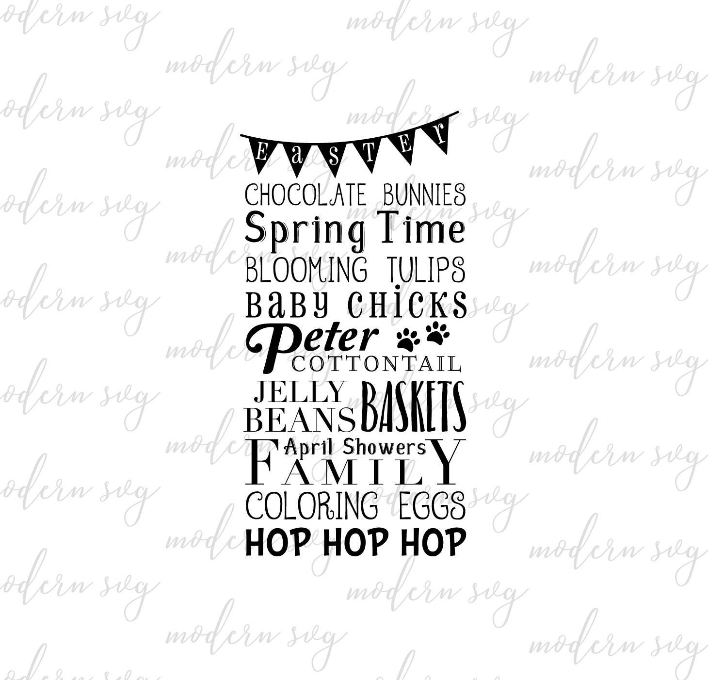 Easter SVG Cut Files, Cricut Easter File, Easter Cut Files, Cut File ...
