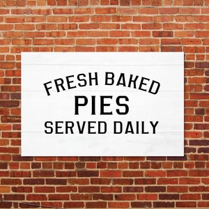 Modern Farmhouse Vector, Bakery Stencil, ,  Vector, ,  SVG, Cut File, Silhouette Cameo