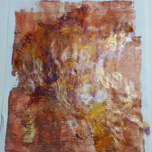 Gelli Print Paper For Collage, Junk Journal or General Crafts