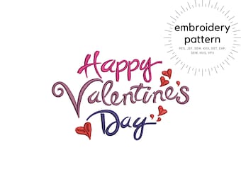 Buon San Valentino, Ricamo di San Valentino, Ricamo macchina san Valentino, ricamo macchina modello