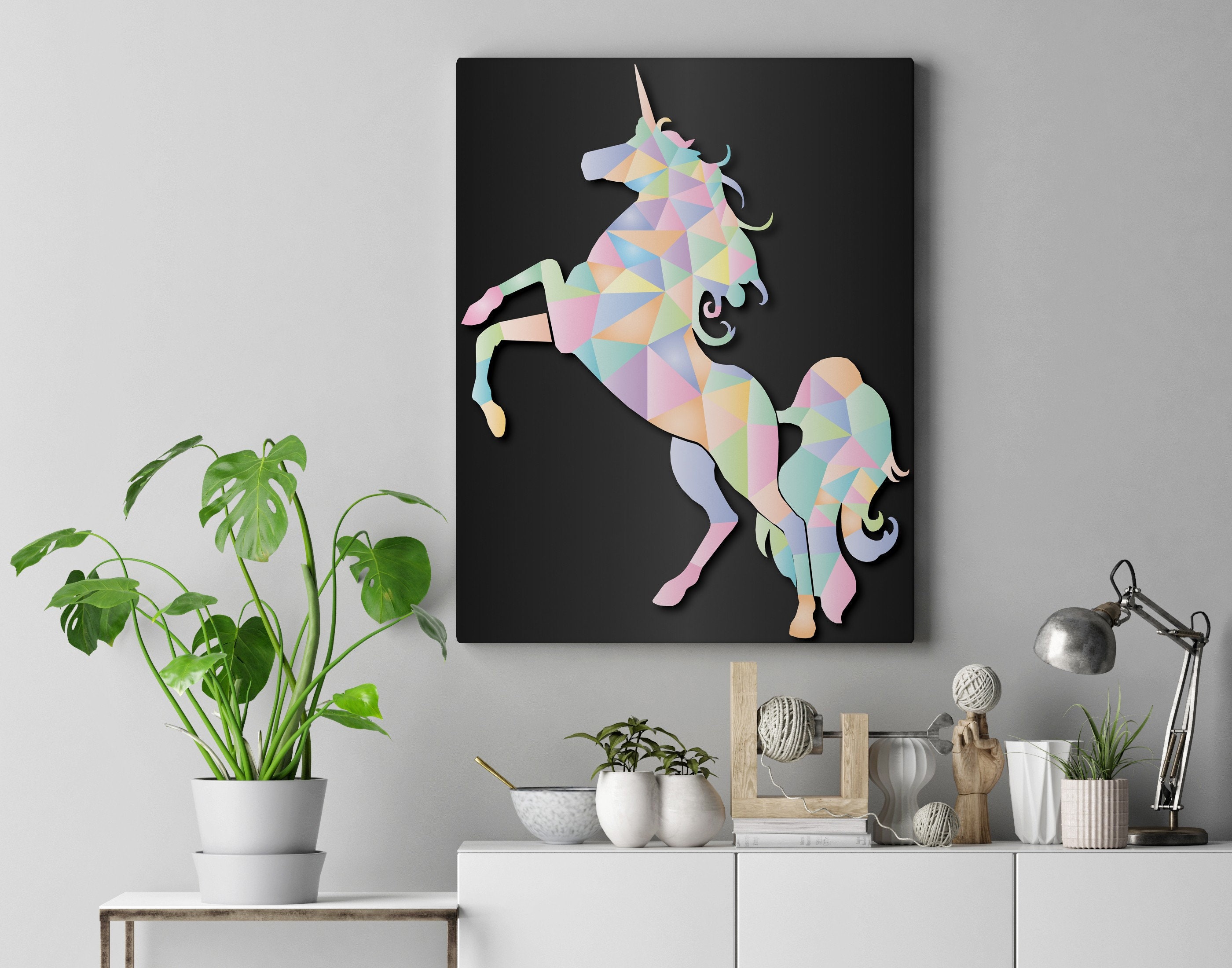 Unicorn Unicorn Art Print Unicorn Print Unicorn Wall Art Etsy