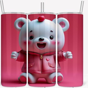 20 oz Skinny Cartoon Tumbler Wrap | Straight/tapered Tumbler Design | Sublimation Tumbler | Tumbler PNG | Instant Digital Download