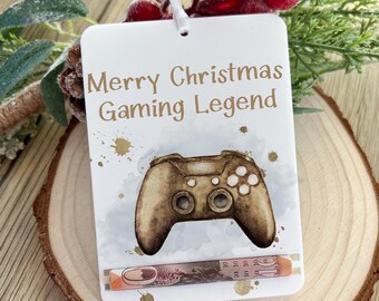 Personalised Gamer Money Holder | Christmas Gaming Gift for Kids
