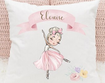 Personalisierte Ballerina Kissen