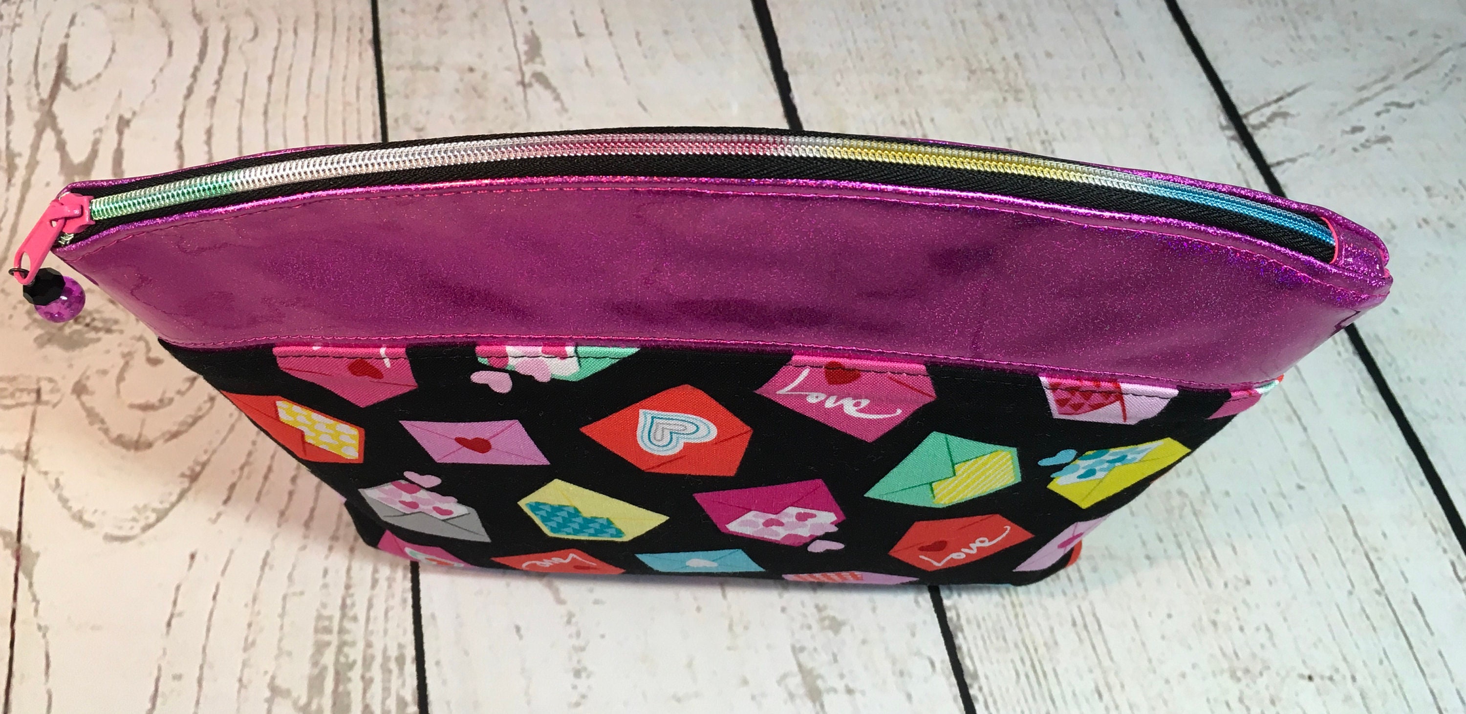 Love Letters Zippered Pouch - Etsy Love Letters Zippered Pouch - Etsy