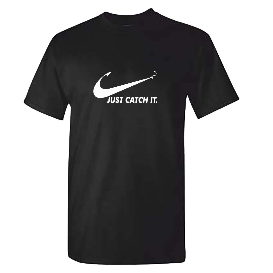 Image of Mens Just Catch It Tshirt - Hook It Fishing Gift Anglers Angling