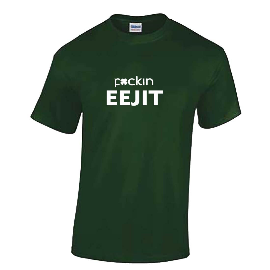 Image of Feckin Eejit T Shirt - Irish St Patrick Day Tshirt Paddy